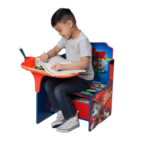 paw patrol chair desk with storage